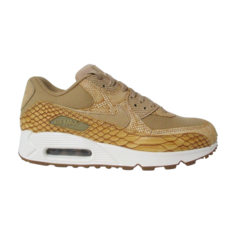 Кроссовки Nike Air Max 90 Premium Leather Snakeskin, загар