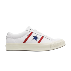 Кроссовки Converse One Star Academy Low White Blue Red, белый
