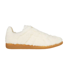 Кроссовки Maison Margiela Shearling Replica Light Ecru, белый