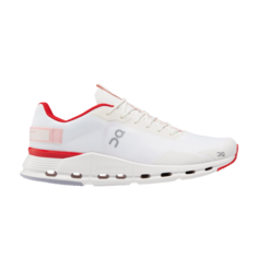Кроссовки ON Cloudnova Form White Red, белый