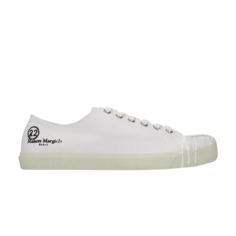 Кроссовки Maison Margiela Tabi Canvas Low White Spill, белый
