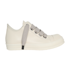 Кроссовки Rick Owens Lido Jumbo Laced Sneaker Low Milk, белый