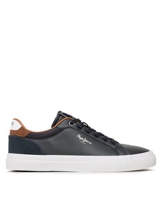 Тканевые кроссовки Kenton Court Pepe Jeans, темно-синий