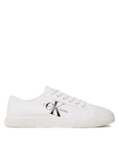 Тканевые кроссовки Essential Vulcanized 1 Calvin Klein, белый