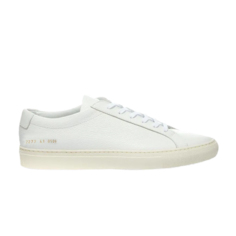 Кроссовки Common Projects Achilles Pebbled Low White, белый