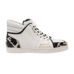 Кроссовки Christian Louboutin Sporty Dude Low Flat Calf Marble, белый