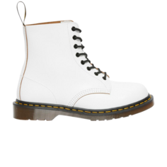 Кроссовки Dr. Martens 1460 Vintage Made in England Lace Up Boot White Quilon, белый
