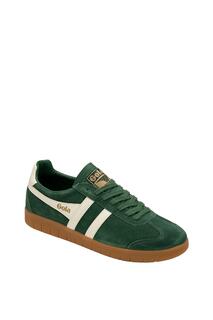 Кроссовки Hurricane Suede Suede Lace-Up Trainers Gola, зеленый