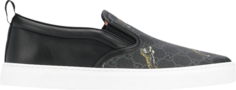 Кроссовки Gucci GG Supreme Slip-On Tigers, черный