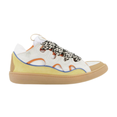 Кроссовки Lanvin Curb Sneaker White Beige, белый