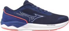 Кроссовки Wave Revolt 3 Wide Navy Orange, синий Mizuno