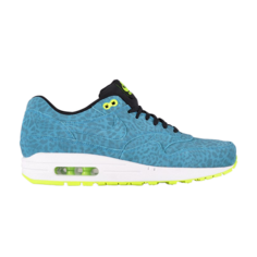 Кроссовки Nike Air Max 1 Fb Blue Leopard, синий