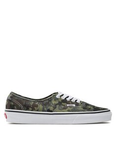 Тканевые кроссовки Authentic Vans, зеленый