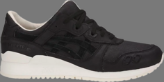 Кроссовки gel lyte 3 reptile - black Asics, черный