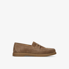 Замшевые пенни-лоферы Lucca Loake, коричневый