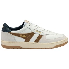 Кроссовки Gola Hawk, цвет White/Tobacco/Navy