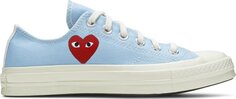 Кроссовки Converse Comme des Garçons PLAY x Chuck 70 Low Bright Blue, синий