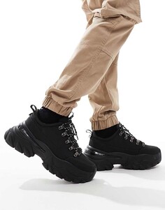 Черные походные кроссовки на массивной подошве ASOS DESIGN