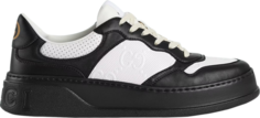 Кроссовки Gucci GG Embossed Sneaker Black White, черный