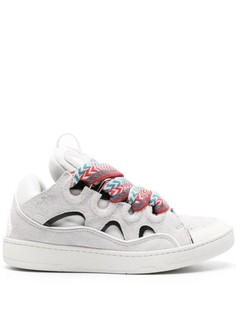 Кроссовки Lanvin Curb, серый/черный/розовый