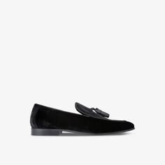 Замшевые мокасины с кисточками Henry Kurt Geiger London, черный