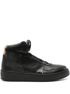 Кроссовки A-cold-wall High Top With Logo, черный