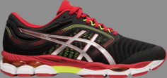 Кроссовки gel ziruss 3 black red Asics, черный