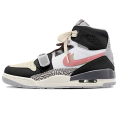Кроссовки Jordan Legacy 312 Vintage Basketball Shoes Men High-top Black, розовый