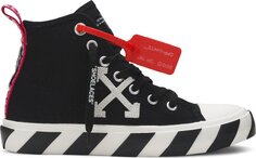 Кроссовки Off-White Vulc Sneaker Mid Black White, черный