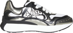 Кроссовки Alexander McQueen Sprint Runner White Silver, серебряный