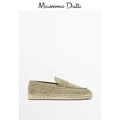 Кроссовки мужские Massimo Dutti с широким ремешком, коричневый