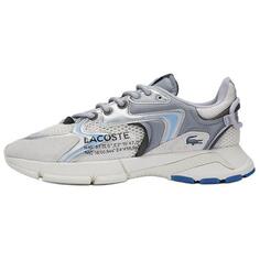 Кроссовки LACOSTE Lifestyle Shoes Men Low-top Silver, серебряный