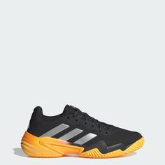 Теннисные туфли Barricade 13 Adidas, цвет Aurora Black/Zero Metalic/Spark
