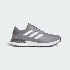 Кожаные туфли для гольфа S2G 24 без шипов Adidas, цвет Grey Three/Cloud White/Grey Five