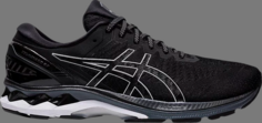 Кроссовки gel kayano 27 4e wide black silver Asics, черный