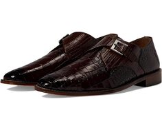 Оксфорды Stacy Adams Rapino Monk Strap, цвет Cognac