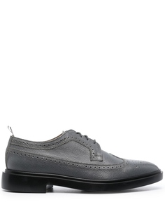 Thom Browne броги с миндалевидным носком, серый