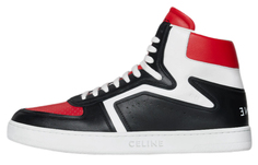 Кроссовки Celine, черный / белый / красный