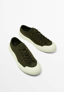 Низкие кроссовки Split Massimo Dutti, зеленые