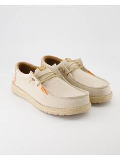 Кроссовки на шнуровке Hey Dude, бежевый