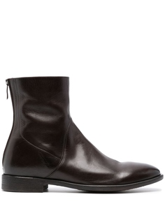 Alberto Fasciani ботинки на молнии, коричневый