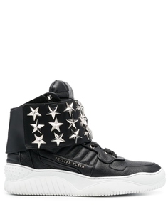Philipp Plein высокие кроссовки Thunder, черный