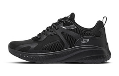 Кроссовки Skechers BOBS SQUAD CHAOS Lifestyle Shoes Men Mid-top All Black, черный