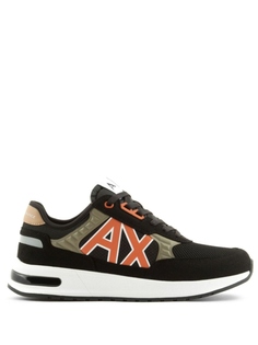 Кроссовки Armani Exchange, черный/серый/красный/белый