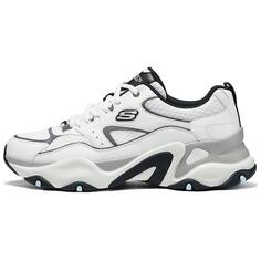 Кроссовки Skechers DLITES Chunky Sneakers Men Low-top Grey/white, серый/черный/кремовый