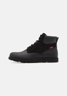 Ботильоны на шнуровке JAX PLUS Levis, полностью черный