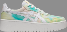 Кроссовки wmns japan s platform tie-dye Asics, многоцветный