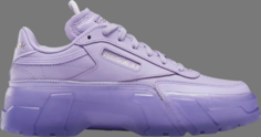 Кроссовки cardi b x club c j crisp purple Reebok, фиолетовый