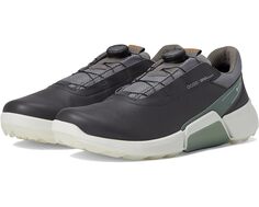 Кроссовки ECCO Golf Biom H4 Boa GORE-TEX Waterproof Golf Hybrid Golf Shoes, цвет Magnet/Frosty Green Cow Leather