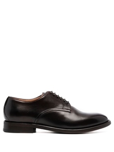 Silvano Sassetti lace-up leather Oxford shoes, черный
